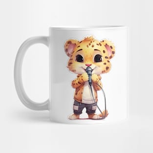 Cheetah Singing Mug